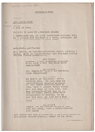 Moe Howard's 27pp. Script Dated November 1937 for The Three Stooges Film ''Tassels in the Air'' -- With Some Annotations in Moe's Hand -- Last One or Few Pages Missing, Else Very Good Condition